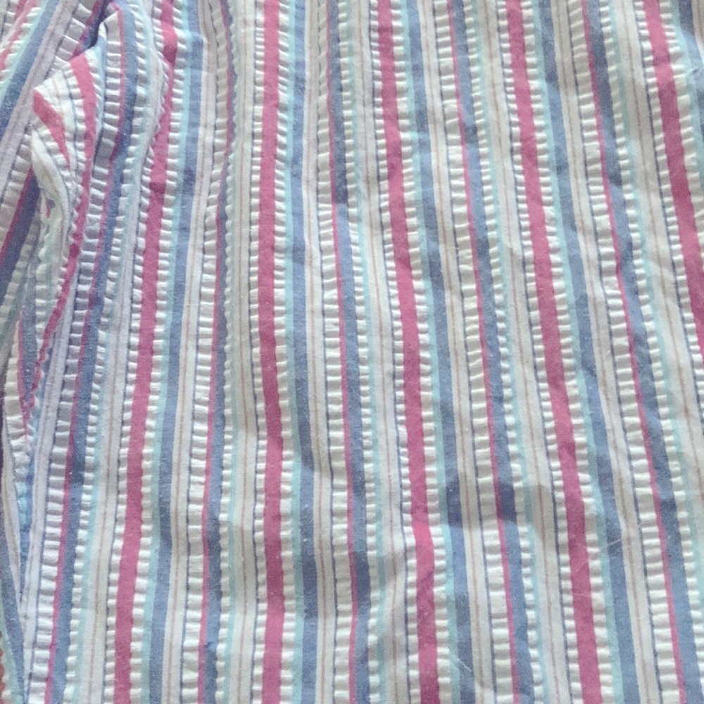 Striped seersucker pants size 16 - Picture 3 of 9